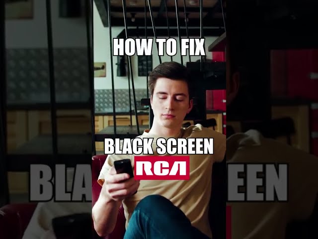 Black Screen on an RCA TV? Do this! 📺 #Shorts