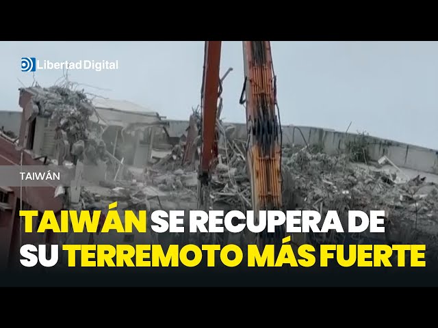 Taiwán intenta recuperarse de su terremoto más fuerte