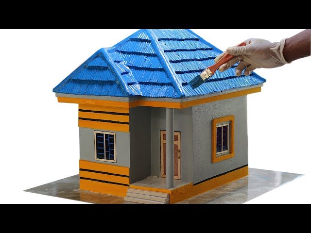 NEW BRICKLAYING--HOW TO MAKE FULL MINI-HOUSE----MODEL 2019