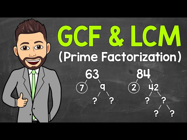 How to Find the GCF and LCM using Prime Factorization | Math with Mr. J