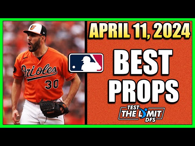 BEST MLB PLAYER PROP PICKS | Thursday, April 11th | PRIZEPICKS TODAY