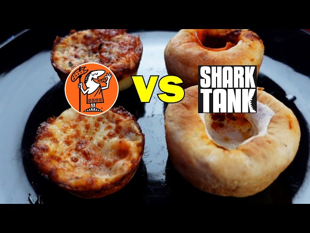 Little Caesars Crazy Puffs vs Shark Tank Pizza Cupcakes!
