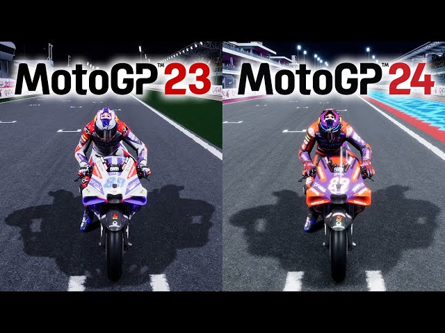 MotoGP 23 vs MotoGP 24 | Direct Comparison
