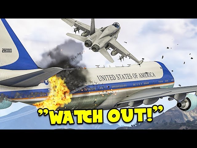 Escorting Air Force One in GTA 5 Online