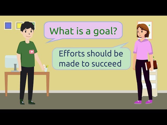 Goal and Ambition | English speaking skills practice