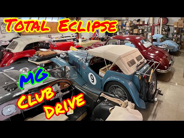 Total Eclipse of the MG…Tag Along Drive & some  Vintage MGs