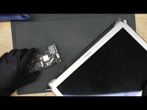 Macbook Air no backlight A1466 logic board repair