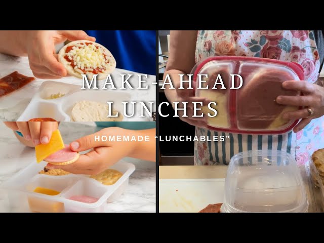 Make-Ahead Lunches | Homemade “lunchables”