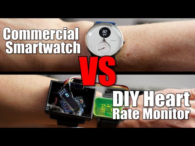 Commercial Smartwatch VS DIY Heart Rate Monitor
