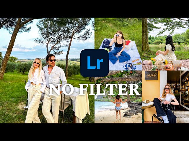 No filter preset | Photo enhancing preset | Lightroom preset tutorial + Free DNG file | new preset