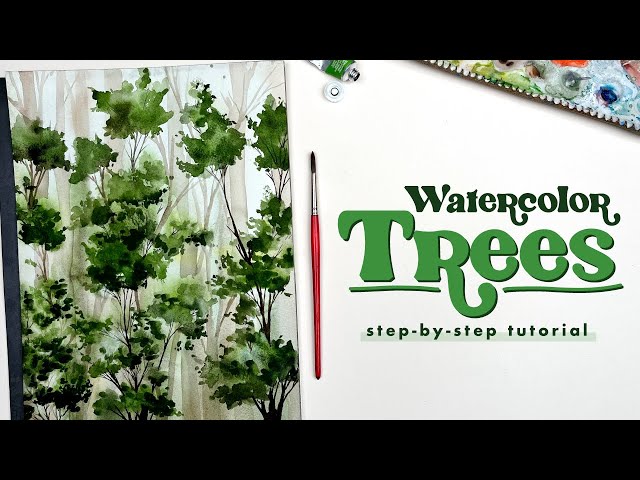 The BEST Way to Paint AMAZING Watercolor Trees