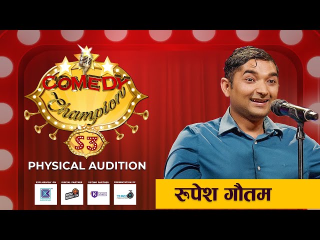 Comedy Champion Season 3 - Physical Audition Rupesh Gautam Promo