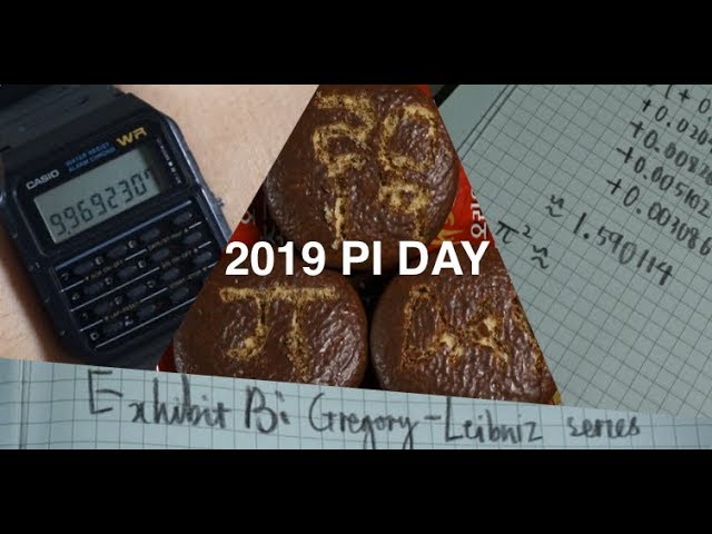 2019 Pi Day: Calculating π on my calculator watch!