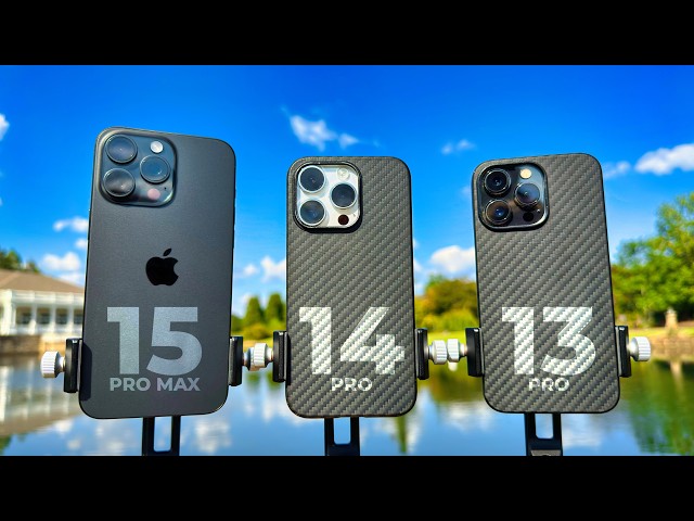 iPhone 15 Pro Max vs 14 Pro vs 13 Pro: Camera Test Comparison!