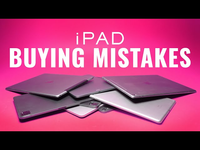 12 iPad BUYING MISTAKES!