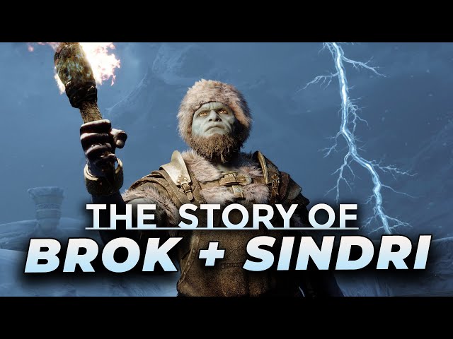 God of War Ragnarok The Tragic Story of Brok and Sindri - ALL BROK and SINDRI Scenes and Dialogue