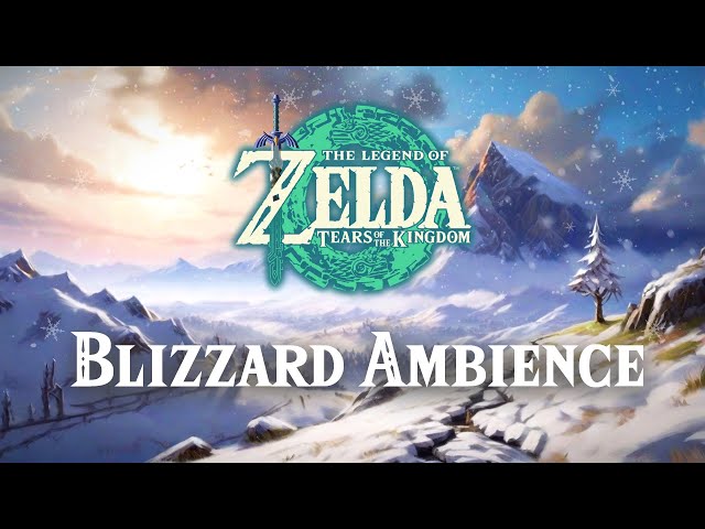The Wind Temple ❄️ Blizzard Ambience [10 Hours]