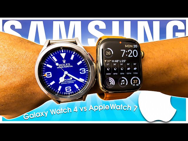 Galaxy Watch 4 vs Apple Watch series 7 | WHICH IS BETTER!?