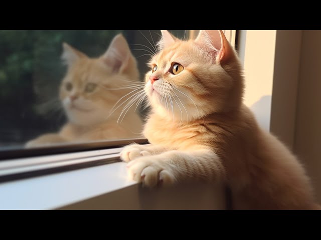 Music Therapy for Cats - Make Your Cat Happy, Relaxation Music & Rain Sounds, Deep Sleep ♬