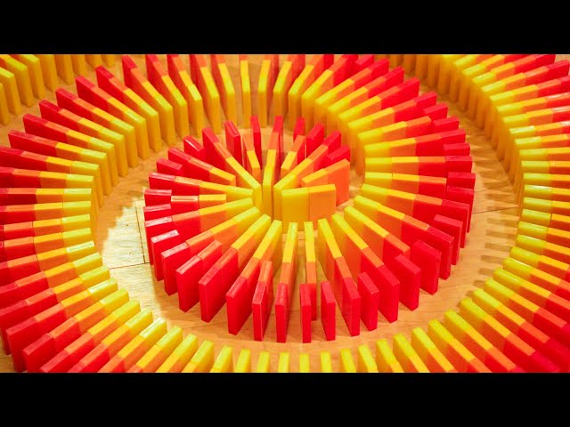10 Minutes of DOMINOES FALLING! (Oddly Satisfying ASMR Compilation)