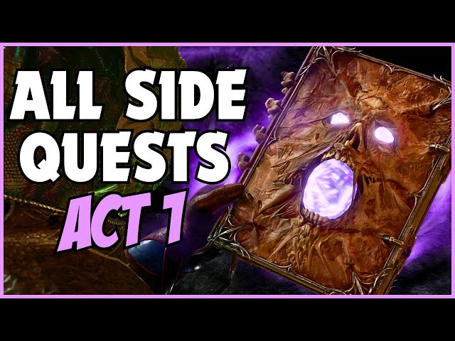 Baldur's Gate 3: All Act 1 Side Quests Guide | Full Dialogue Walkthrough