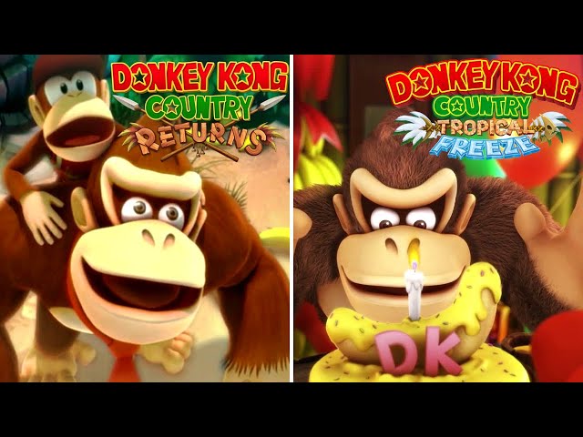 Donkey Kong Country Returns + Tropical Freeze - Full Game Walkthrough