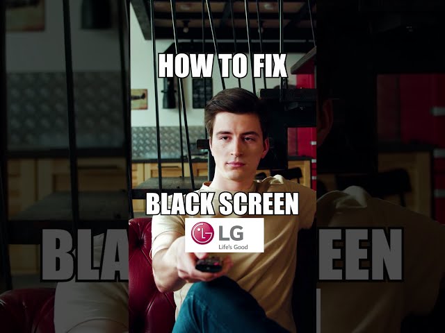 Black Screen on an LG TV? Do this! 📺 #Shorts