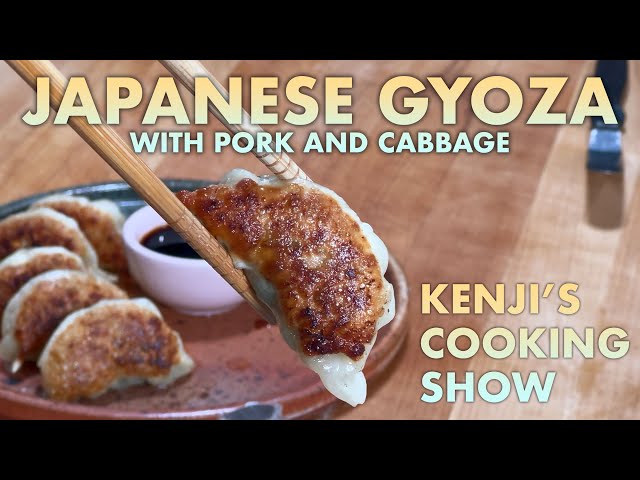 My Favorite Japanese Gyoza Dumplings | Kenji's Cooking Show
