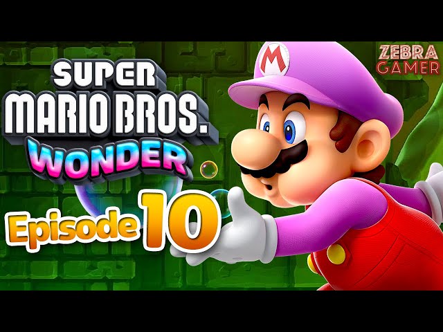 Super Mario Bros. Wonder Gameplay Walkthrough Part 10 - World 5 Fungi Mines 100%!