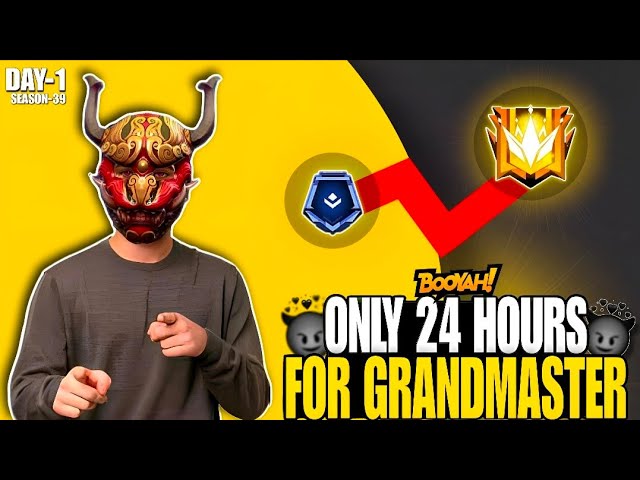 New BR ranked🔥Season-39 Pushing 24 Hours For GRAND MASTER | MP5 Pushing Top 1 title in India 🇮🇳