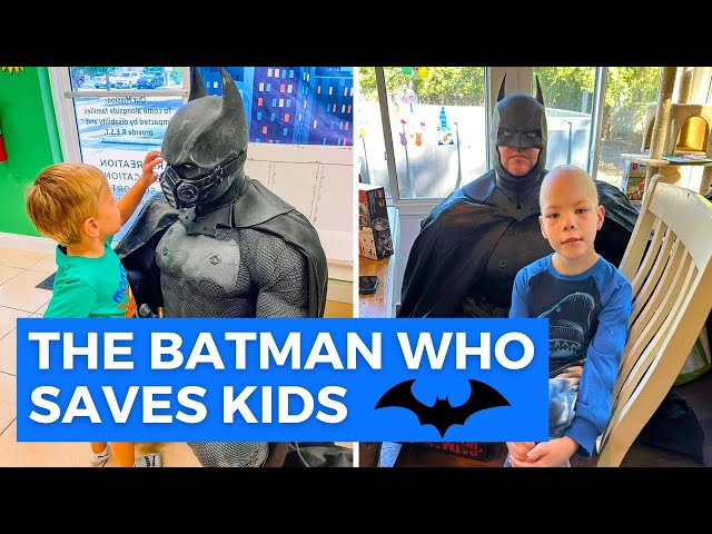 The Batman Who Rescues Children When They Need It Most - A Real-Life Hero