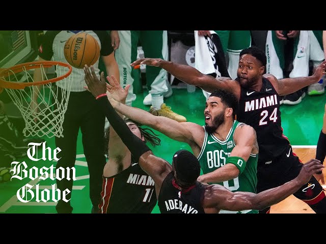 Boston Celtics' Jayson Tatum on home playoff loss to the Miami Heat