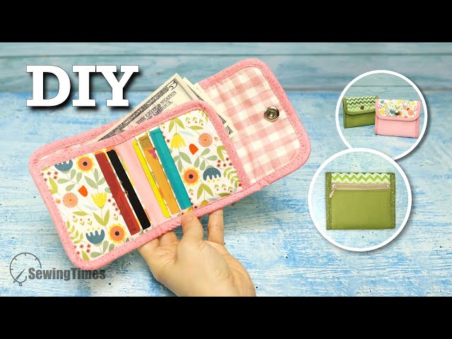 🎈DIY Small Wallet with Coin Pocket: Easy & Stylish Tutorial!