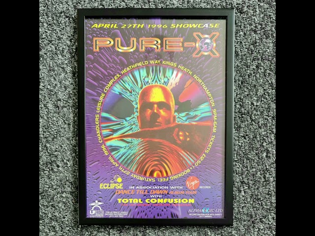 Pure X @ Northampton Flyer Framed (27.04.1996)
