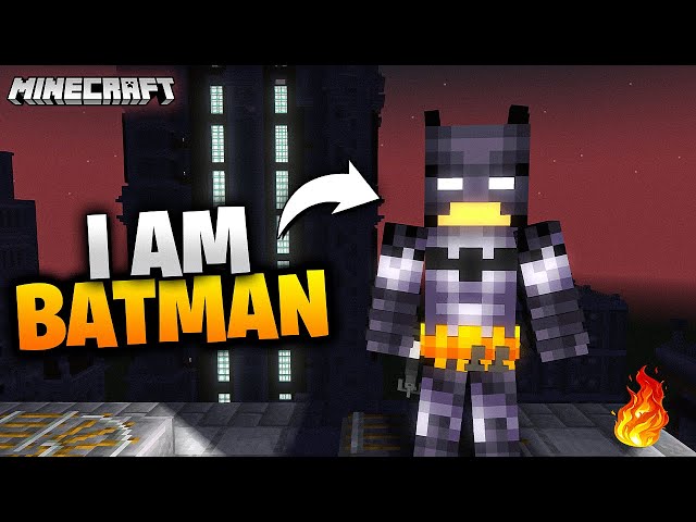 I STOLE the BATMAN Suit in Minecraft