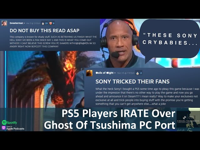 Leicester On The "Sony Crybabies" Complaining About Ghost Of Tsushima's PC Port