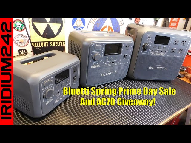 Bluetti Prime Day Spring Sale And AC70 Giveaway!