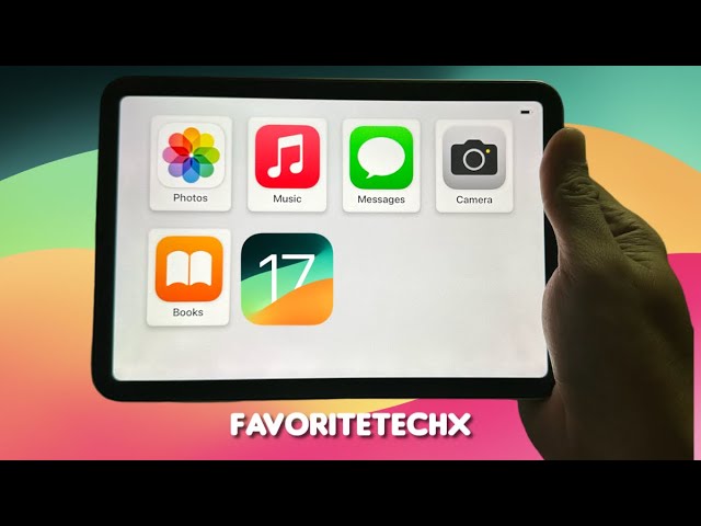 iPadOS 17 Assistive Access Full Demo!