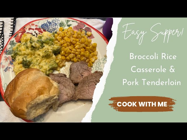 Broccoli Rice Casserole Recipe | Cook Supper With Me