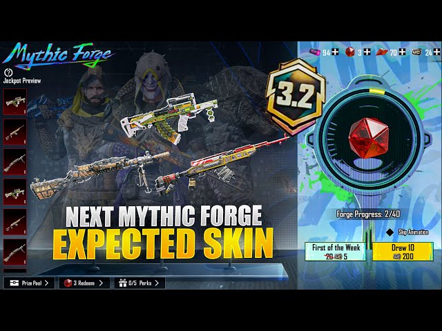 Next Mythic Forge Upgradable Skins (Expected) | 3.2 Update Mythic Forge Outfits? | PUBGM ￼