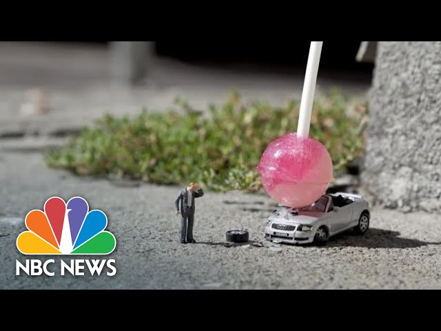 Artist Creates Miniature Dramas On London’s Streets | NBC News