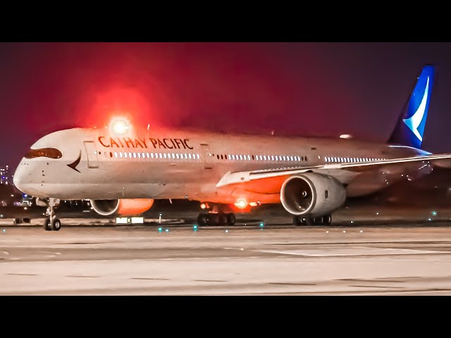 25 LATE NIGHT TAKEOFFS and LANDINGS | Adelaide Airport Plane Spotting