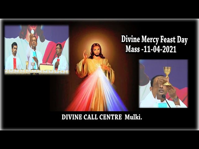 Sunday, Divine Mercy Feast Day Mass-11-04-2021 celebrated by Rev.Fr.Abraham D'Souza SVD at DCC Mulki