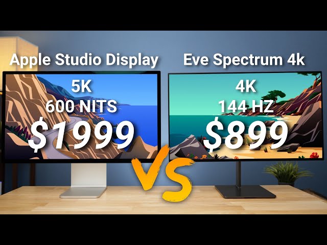 Apple Studio Display vs Eve (Dough) Spectrum 4K - Best Monitor for Mac?