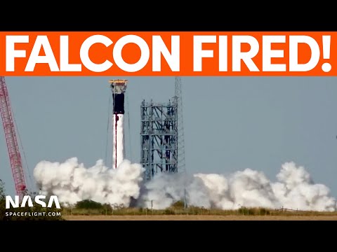 Brand New Falcon 9 Test Fired