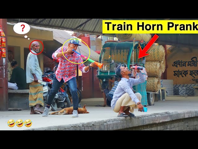 Train Horn Prank 2022 | Best of The Train Horn Prank on Public (Part 5) | ComicaL TV