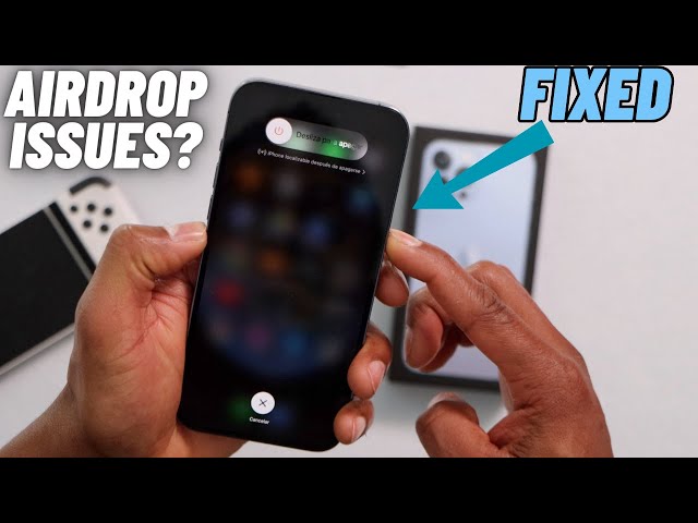 my iPhone airdrop stopped  working -Solved