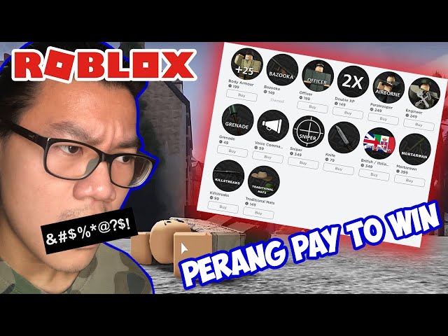 GAME PERANG INI TERNYATA PAY TO WIN (Roblox D Day Indonesia)