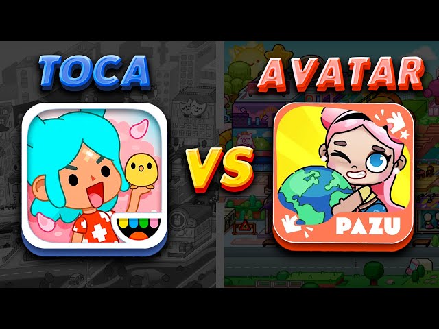 Toca Boca vs Avatar World ❤️ Toca life world vs Pazu