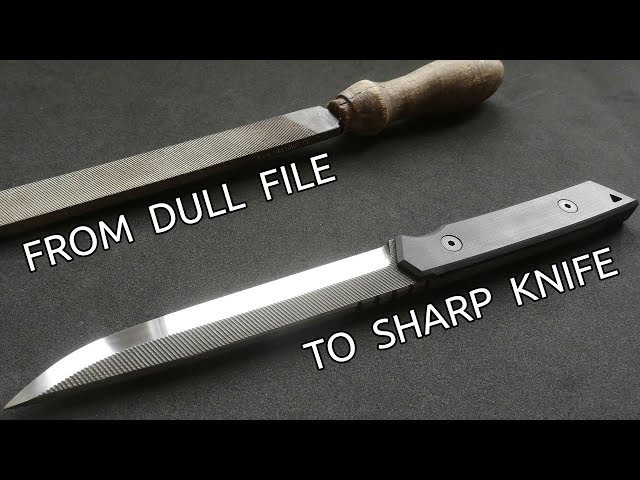 Making a Knife from an Old File